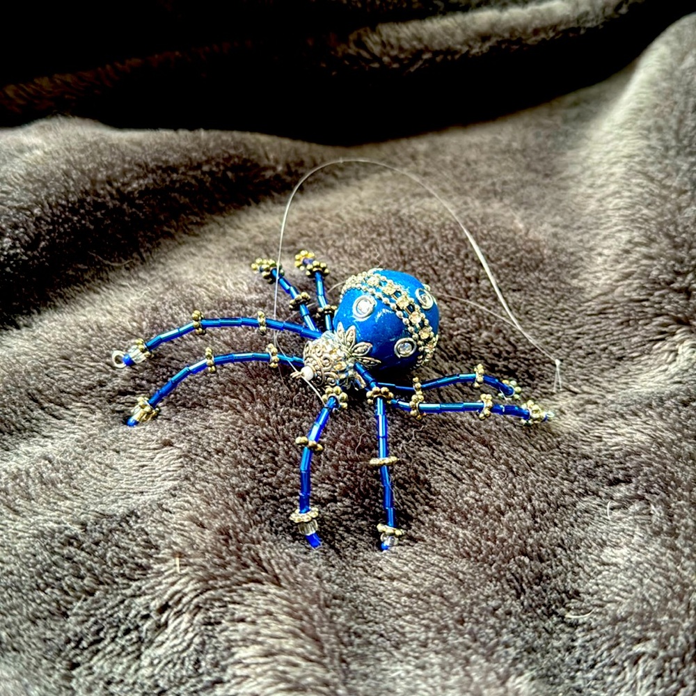 Christmas ornament spider